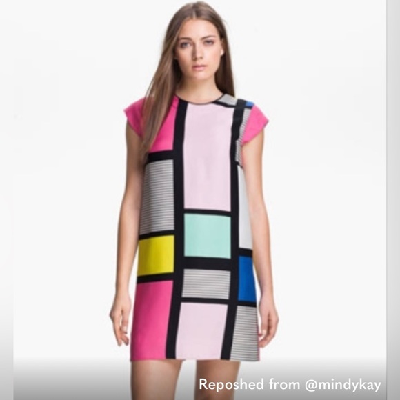 Kate Spade Colorblock Claudette Dress - Picture 1 of 8